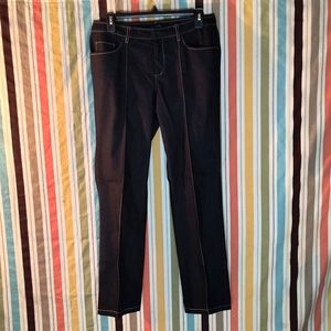 Kenneth Cole New York Petite, black lightweight denim trouser